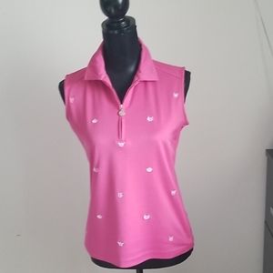 DAILY golf pink top size m